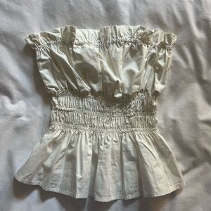 William B | strapless top